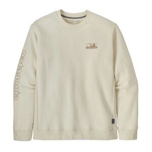 Patagonia '73 Skyline Uprisal Crew Sweatshirt in Birch White